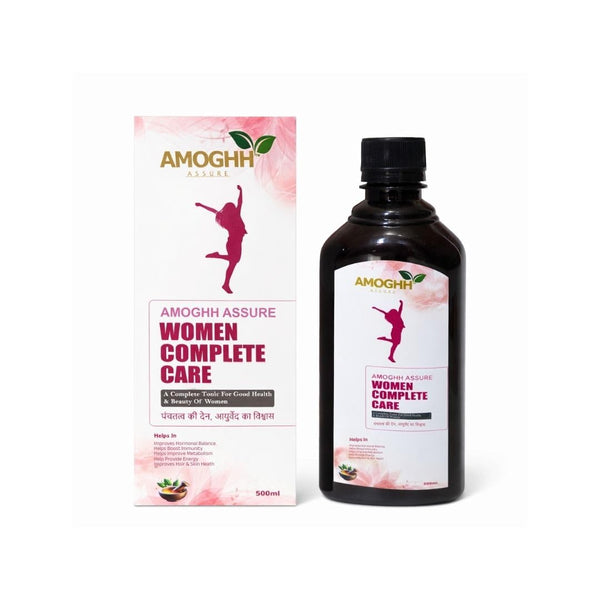 Amoghh Assure Women Complete Care Syrup 300ml | Ayurvedic Women Health Tonic for White Discharge, Period Problems & Hormonal Balance