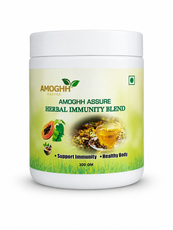 Amoghh Assure Herbal Immunity Blend | Supports Immune Health & Promotes Overall Wellness | Herbal Tea Blend | Net Wt. 300g